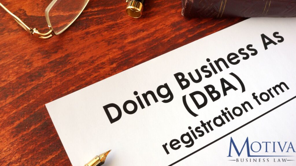 How Do You Register a DBA - DBA registration form.